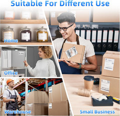4X6 Thermal Labels, 1 Packs of 500 4X6 Fold Labels – Compatible with …