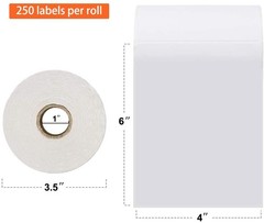 2~6 Rolls 4×6 Direct Thermal Shipping Labels For Zebra ZP450 2844 GK420D Eltron