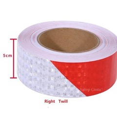 Conspicuity Tape DOT-C2 Approved Reflective Trailer Red White 5” 10’’x15’ 1 Roll
