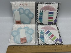 Sticky Notes I ❤️ MY DOG (2) & NO PROB-LLAMA (2) 3-pack (LOT of 4)