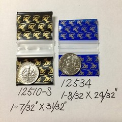 BaggiesSince1987- 12534 ZipSeal DESIGN BAGS MIX 1.25″X3/4″ METALLIC, 👀Details🔽
