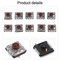 10 Pack 1353 Linear Tactile Switches for Mechanical Keyboards Red Brown Blue