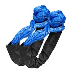 2 PC 1/2” x 22” Synthetic Soft Shackle Tow Rope Recovery Strap 37,400LBS