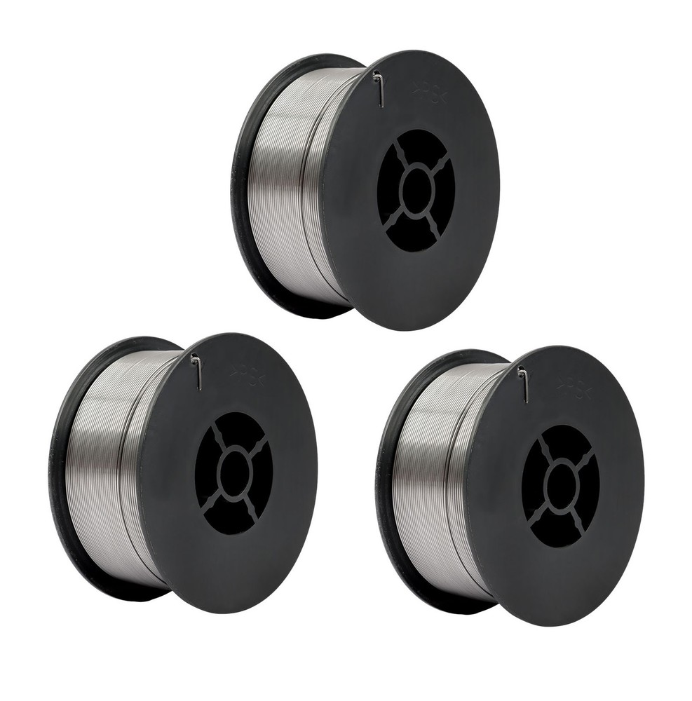 (3 x 2-Lb Spools)E71T-GS .035″ Flux Core Welding Wire – Gasless Mild Steel MIG