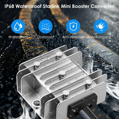 12V 24V to 30V 3.5A IP68 Waterproof Adapter for Starlink Mini Car DC Converter