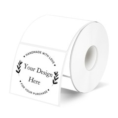 700/Roll White Square Thermal Labels Stickers 2″ x 2″ Self-Adhesive for Barcode