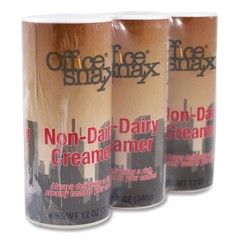 Office Snax 00020G Reclosable Powdered Non-Dairy Creamer (3/Pack) New
