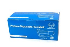 50 Disposable Face Mask 3-ply Mouth Cover Medical Surgical Dental Mask 50 Masks