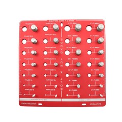 Nut and Bolt Thread Checker 28 Thread Identifier Gauge Inch and Metric Screw
