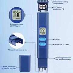 NATFORTREE Digital TDS Water Meter – 0-9990 ppm Quality Tester for…