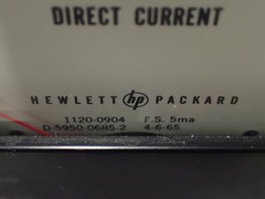 HP 428B CLIP-ON DC MILLIAMETER 2x 6DJ8/ECC88 1x Amperex 12AU7/ECC82 TUBES TESTED