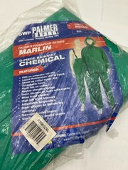 GWP Palmer Safety 3-Piece Chemical Rainsuit Marlin Series RS96S2XL 2XL Size