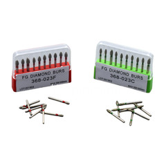 Dental Diamond Burs FG Pointed Football 368/023C Coarse Grit High Speed Bur