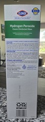 Clorox Hydrogen Peroxide Disinfectant Individual Wipes Box 50 Wipes Exp 2023