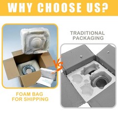 6 Pack 14″x16″ Expandable Packing Foam for PC & IrregularShaped Items Shockp…