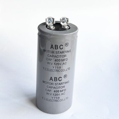 New 400mfd 400UF 125VAC ABC CD60 Motor Start Capacitor HVAC 125V