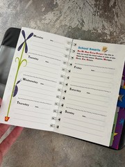 AMERICAN GIRL TODAY Vintage Blue School Planner Notebook (see description)