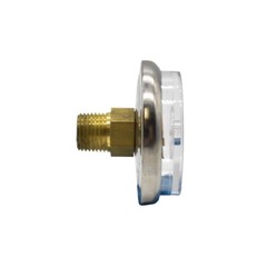 Pressure Gauge 160 PSI 1.25″ Diameter 1/8″ NPT Rear Mount – G2100-160