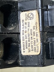 A230 30A 2 POLE SYLVANIA Challenger CIRCUIT BREAKER A 120/240 VAC Side Mount