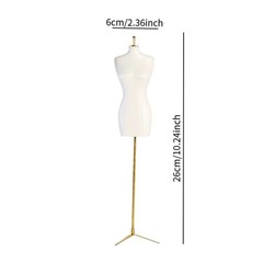 Mini Mannequin Model Miniature Doll Clothes Stand Modern Practical Compact