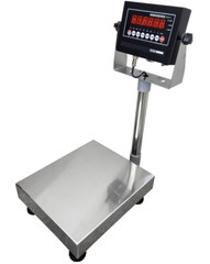 100 LBS x 0.02 LBS Optima Scale OP-915 NTEP IP 65 Mild Steel Bench Scale