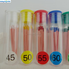 60/120pcs Dental Gutta Percha Points Full Taper 0.02/0.04/0.06 Size 15-40 45-80