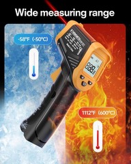 Infrared Thermometer LCD Digital Non-contact Laser IR Temperature Gun Temp Meter