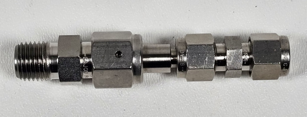 Swagelok/Cajon VCO Union Fitting 1/4″ MNPT to 1/4″ Tube 316 Stainless Steel SS