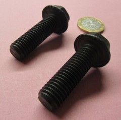 Flange Serrated Bolt, 10.9, FT, M12 x 1.75 x 40 mm Length, 5 Pc