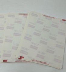 2 x 4 1/8 Inches shipping label 42 sheets, 420 labels ( Open Box)