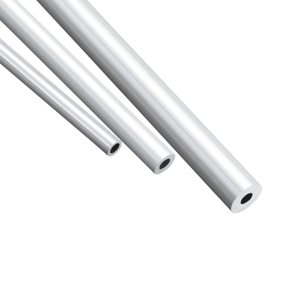 3pcs 6063 Aluminum Tube for DIY Seamless Round Pipe 3mm 4mm 5mm OD 2mm ID 300mm