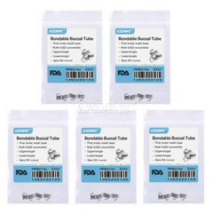 40pcs Tubos bucales ortodoncia dental Roth 022 1er molar Bondable Convertible