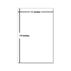 Light Blue Bright Color Cardstock, 65lb Cover (176GSM), 11 x 17, 100 Sheets
