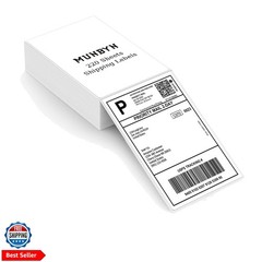 4×6 Thermal Printer Labels, Commercial Grade, 220 Sheets/Stack | 4″x6″ Fanfol…