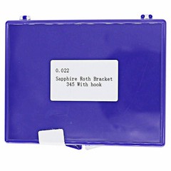 1-5kit Dental Orthodontic Sapphire Brackets 20 pcs/kit Roth 0.022 345 with hooks