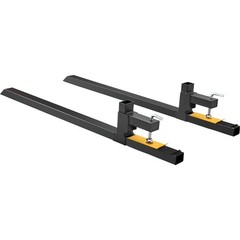 VEVOR Pallet Forks 2000/4000 lbs Bucket Clamp on Skid Steer Loader 43” 60”
