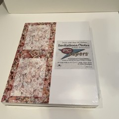 PC Papers Invitations/Notes White Copy Paper 8.5×11 50 Sheets Laser Compatible