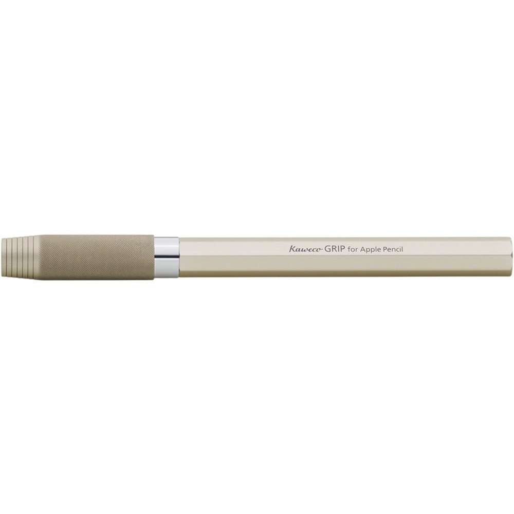 Kaweco Grip for Apple Pencil Textured Gold Aluminum Octagonal Shape 10001585