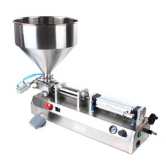 Paste Liquid Filling Machine Single Heads Pneumatic Sauce Cream Piston Filler US