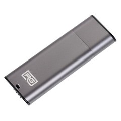 RecorderGear FD10 USB Drive Voice Recorder Small Spy Recording, Gray Option