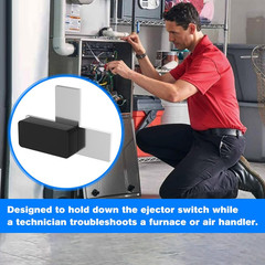 FF75 Furnace Door Switch Magnet HVAC Door Switch DepressorOld Switcheroo Furn…