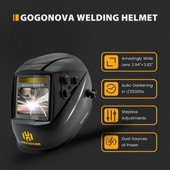 HITBOX TIG Welder 110V/230V 200A Inverter STICK HF TIG Welding Machine w/Helmet