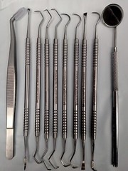 Dental Composite Filling Instruments Composite Carvers Set of 10 Double ended