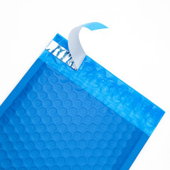 #0 6.5×10 Blue Poly Bubble Mailers Padded, Waterproof, Shipping Self-Seal