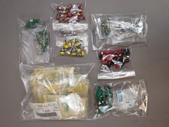 Lot of 151 Mixed Color Insulated Banana Jacks w/ Hardware Green Yellow Red Black