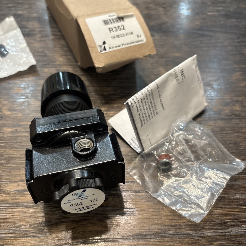 ARROW PNEUMATICS R352 125 REGULATOR 300 PSIG Max 1/4