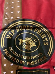 3 Yards VIP Super Prints By Prestige 100% Cotton African Wax Fabric 1813