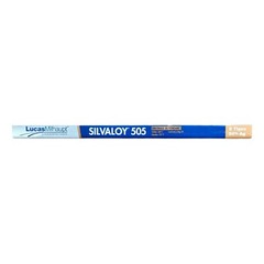 Lucas Milhaupt Silvaloy 505 8 Flux Coated Rods 50% Silver Solder Sticks