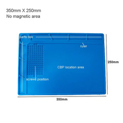 Silicone Soldering Mat Pad Desk Platform for Welding Station Iron Phone PC Repai