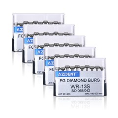 50Pcs AZDENT Dental FG Super Coarse Diamond Burs Fit For High Speed Handpiece